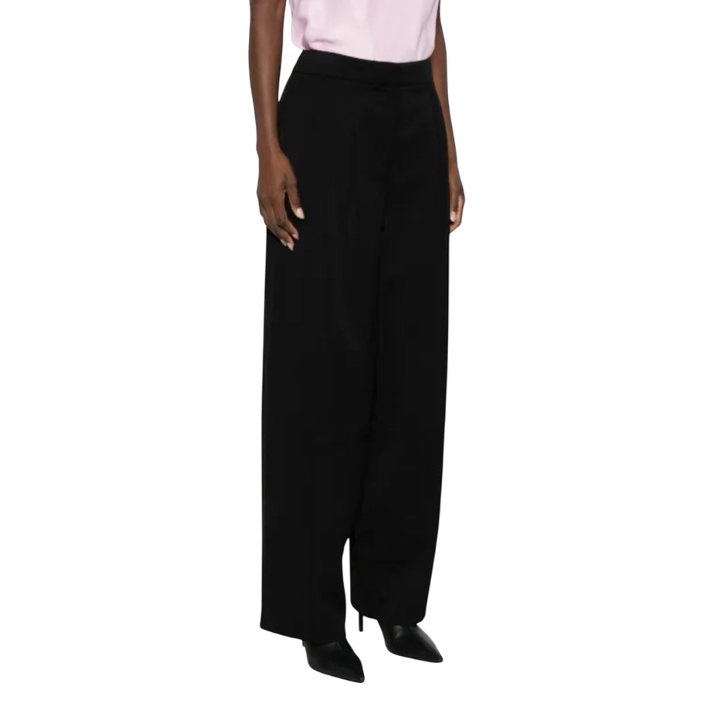 Twinset Straight Fit Poplin Trousers